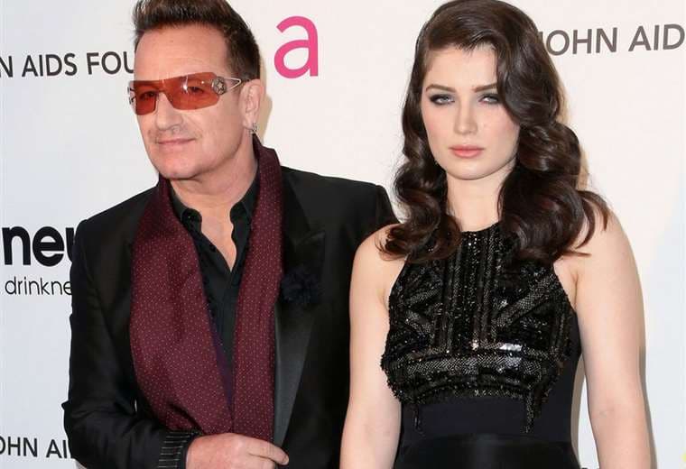 Bono y su hija Eve Hewson en un evento 