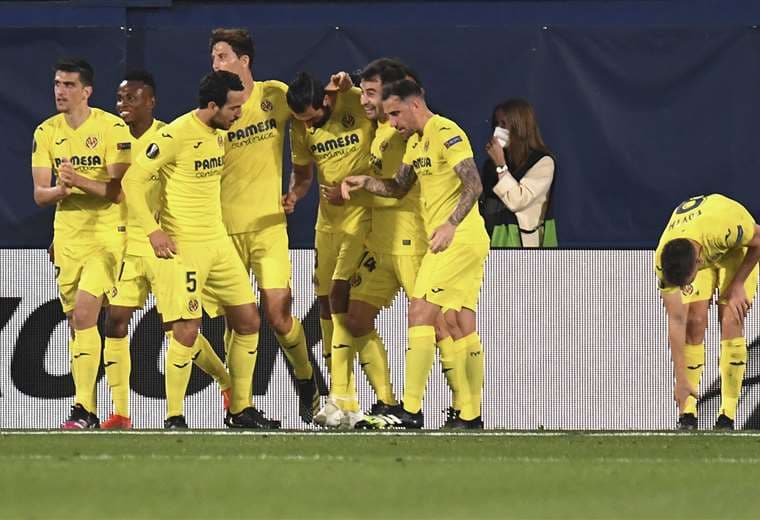 Villarreal ganó la semifinal de ida. Foto: AFP
