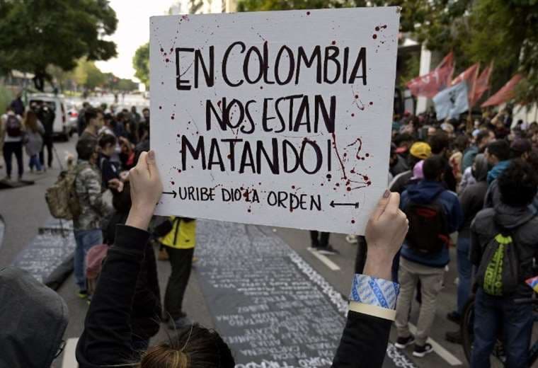 Las protestas en Colombia no cesan (Foto: AFP)