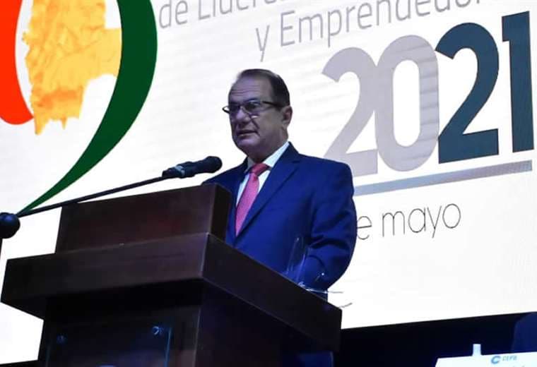 Luis Barbery, presidente de empresarios privados de Bolivia. Foto. APG 