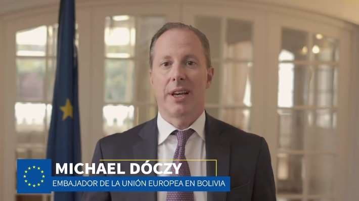 Michael Dóczy es embajador de la Unión Europea en Bolivia