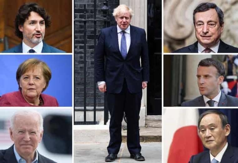 Los líderes de Canadá, Francia, Alemania, Italia, Japón, Reino Unido y Estados Unidos