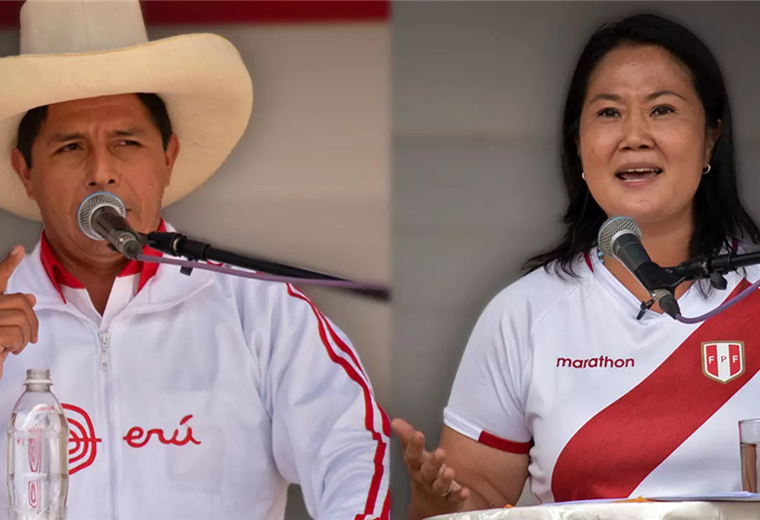 Pedro Castillo y Keiko Fujimori  disputan la presidencia de Perú 
