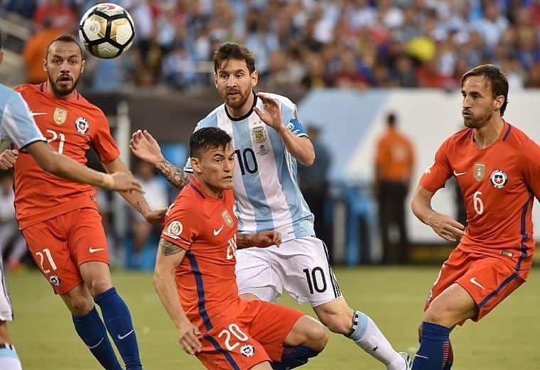 Argentina perdió dos finales seguidas (2015 y 2016) de la Copa ante Chile. Foto: Internet