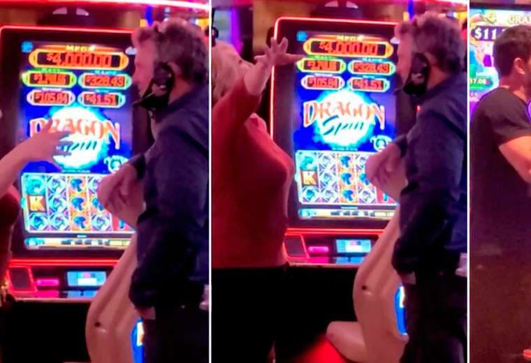 El actor y la madre de su novia juegan en un casino