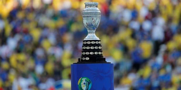 El trofeo de la Copa América. Foto: internet