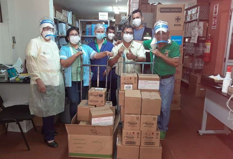 Hospitales de Santa Cruz, La Paz y Cochabamba se beneficiaron