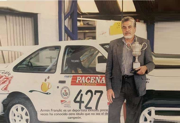Franulic fue ocho veces campeón nacional de automovilismo