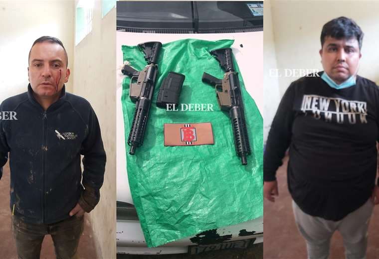 Caen dos colombianos, uno exmilitar, con armas de grueso calibre en San Carlos