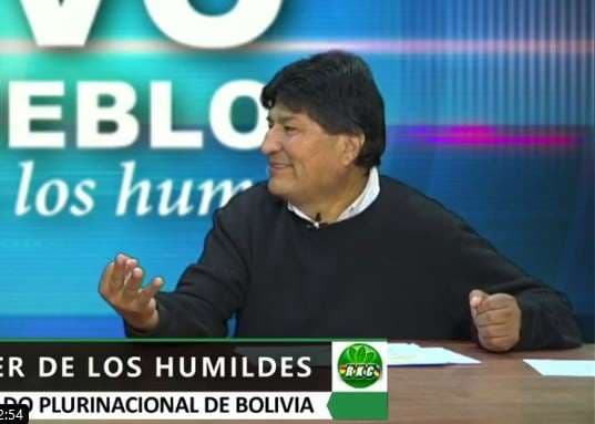 Evo Morales en entrevista