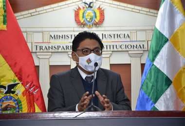 El ministro de Justicia se refirió a los supuestos audios del exministro de Defensa