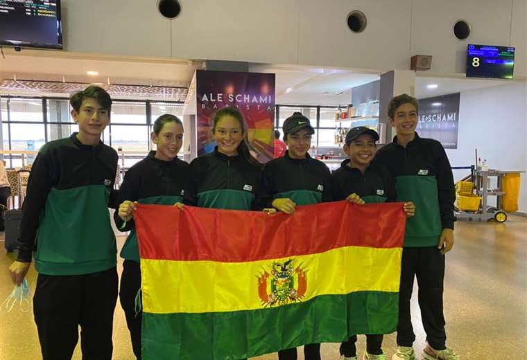 El equipo boliviano de tenis que participará en e Sudamericano sub-14