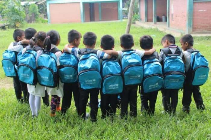 El organismo internacional apoya el desarrollo de niños en edad escolar