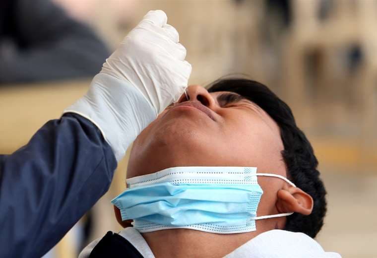 Prueba de antígeno nasal (imagen referencial) Foto: Jorge Ibáñez