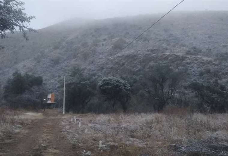 Senamhi reporta nevadas en cuatro provincias de Tarija
