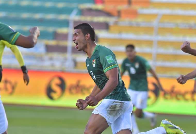 Bejarano marcó el segundo gol de Bolivia y lo gritó a todo pulmón. Foto: APG Noticias