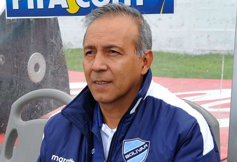 Vladimir Soria, entrenador interino de Bolívar. Foto: internet