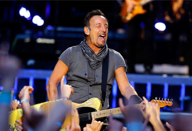 Bruce Springsteen en una de sus actuaciones 