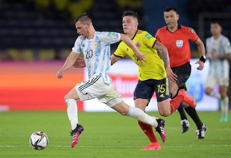 Argentina visita a Colombia. Se juega en Barranquilla. Foto: AFP
