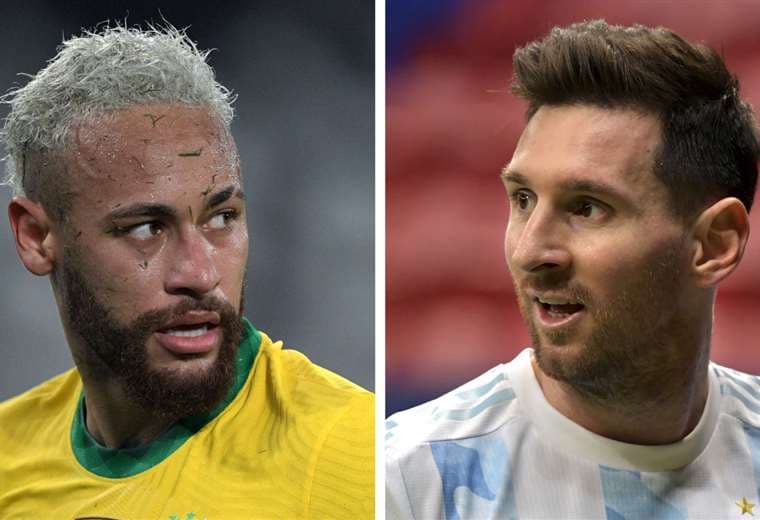 Neymar y Messi son las estrellas de sus selecciones. Foto: AFP