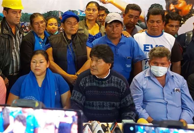 Juan Evo Morales estuvo reunido con las bases del MAS en Beni