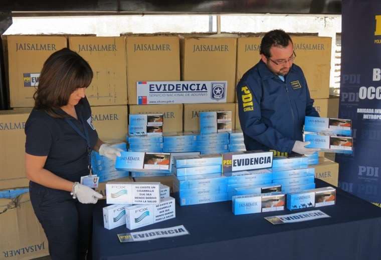 La Aduana chilena decomisó más de 50.000 cajetillas de contrabando