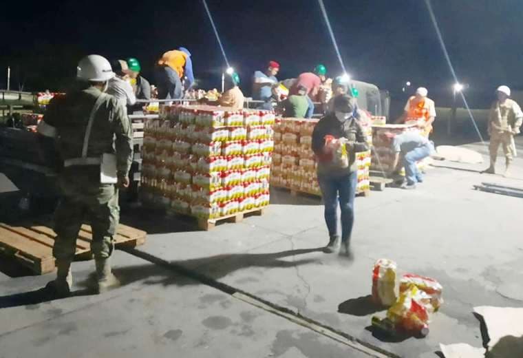 La mercadería ilegal será destruida en las próximas horas (Foto: Armada Boliviana)