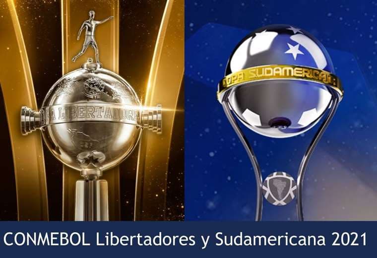 Los trofeos de la Copa Sudamericana y Copa LIbertadores. Foto: internet