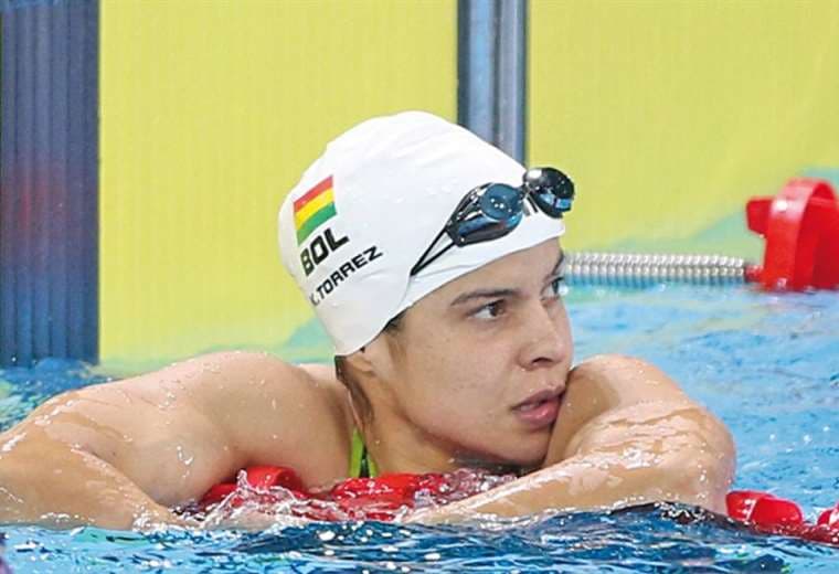 Karen Tórrez, nadadora boliviana de 29 años. Foto: internet