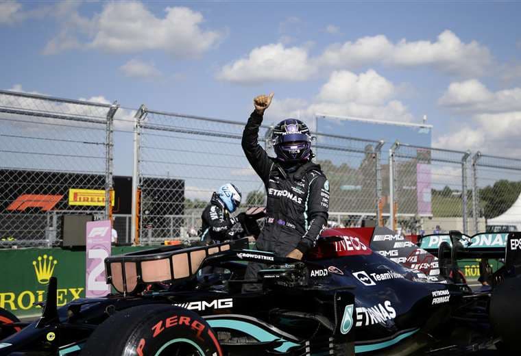 Lewis Hamilton es candidato a ganar este domingo el GP de Hungría. Foto: AFP
