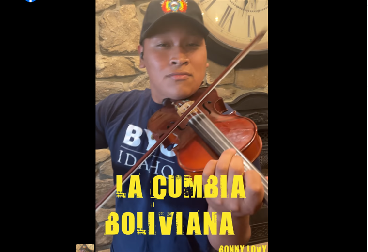 Cumbia boliviana, en el violín de Junior Tovar