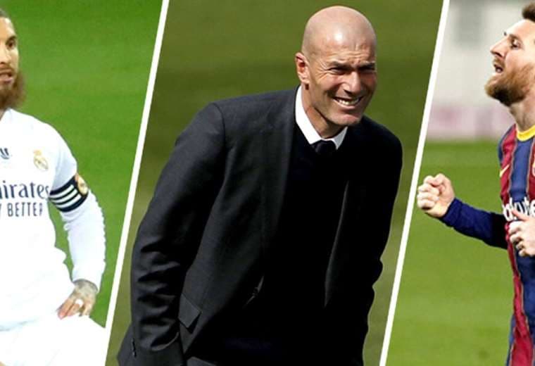 Ramos, Zidane y Messi, grandes ausentes en el torneo español. Foto: Internet