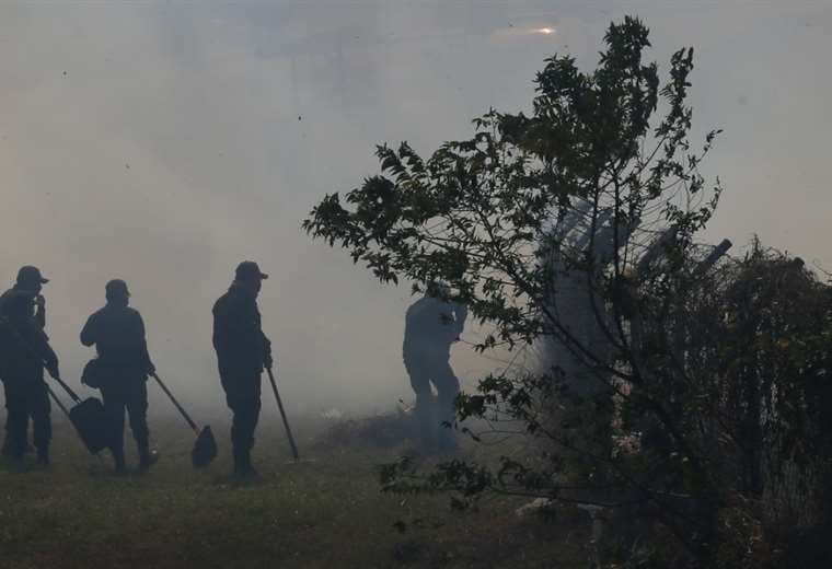 Los incendios forestales afectan al departamento (Foto: Jorge Ibáñez)