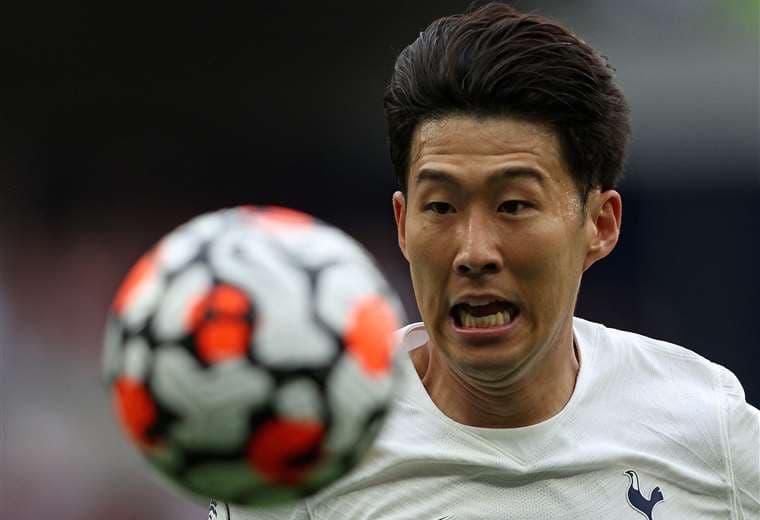 Son Heung-min hizo el gol de la victoria de los Spurs. Foto: AFP