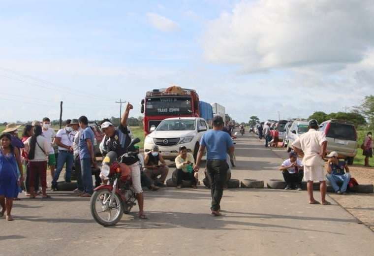 Foto archivo El Deber: los transportistas amenazaron con bloquear la Chiquitania.