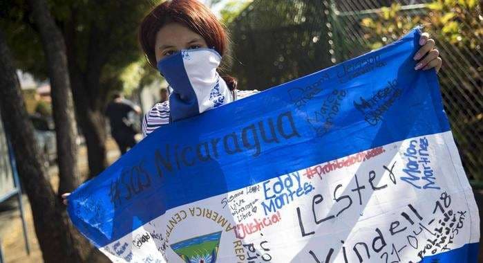 Protestas en Nicaragua contra la represión del gobierno de Daniel Ortega