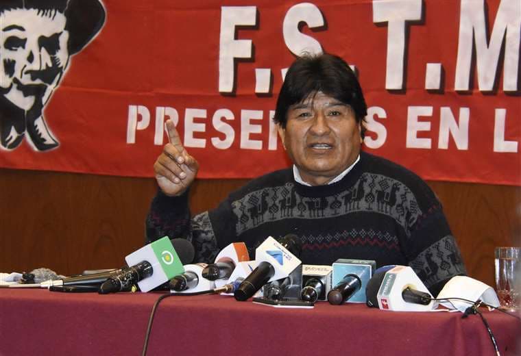 Evo Morales, expresidente de Bolivia. Foto: ABI