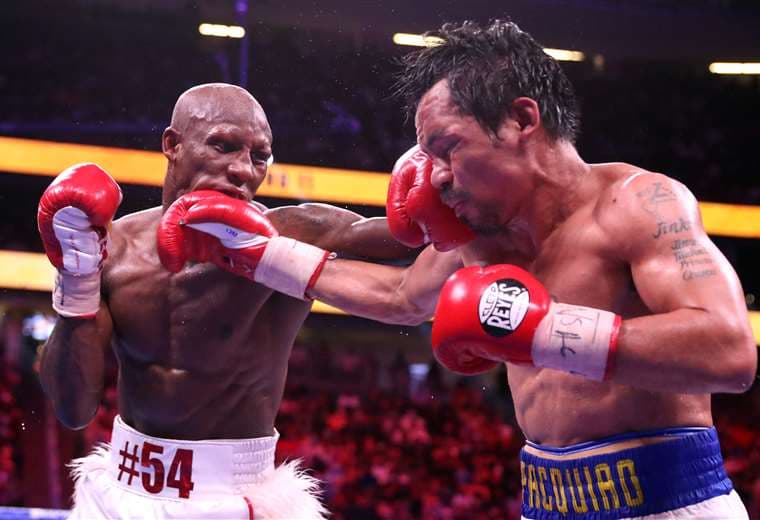 Ugás fue dominador de la pelea ante Pacquiao. Foto: AFP