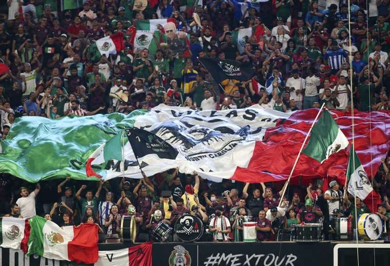 Hinchas mexicanos en un partido de la selección azteca. Foto: Internet