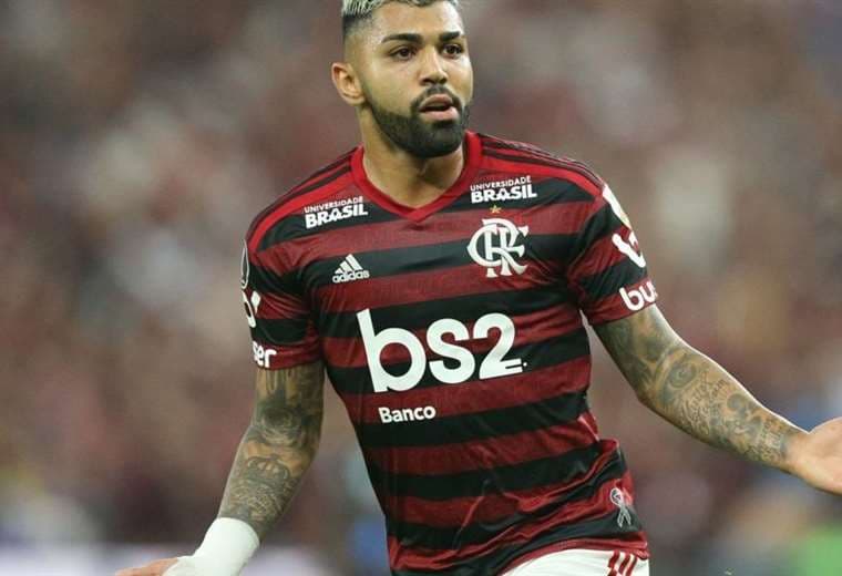 Gabigol fue letal en el triunfo de Flamengo sobre Santos. Foto: Internet