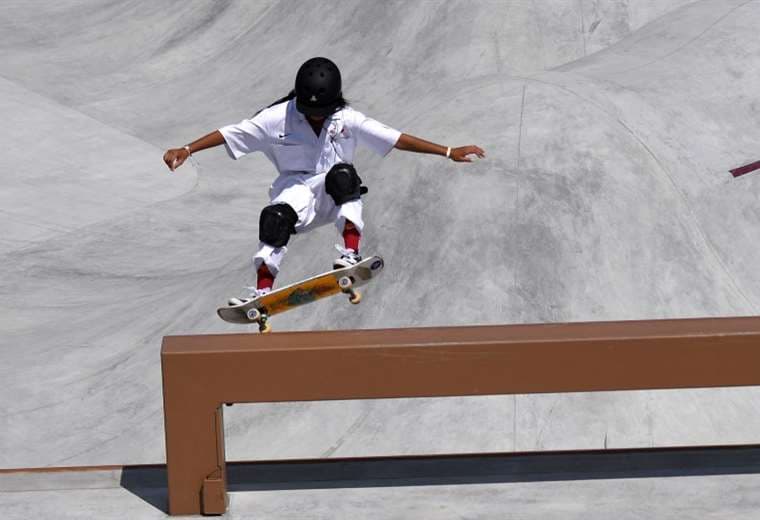 El skateboard no causó la sensación que se esperaba entre los japoneses. Foto: AFP