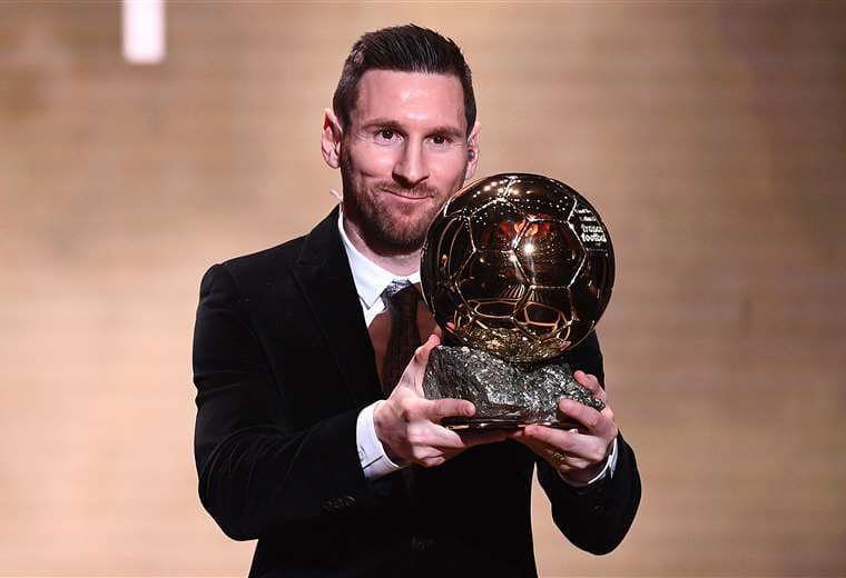 Messi ganó seis veces el Balón de Oro. Foto: AFP