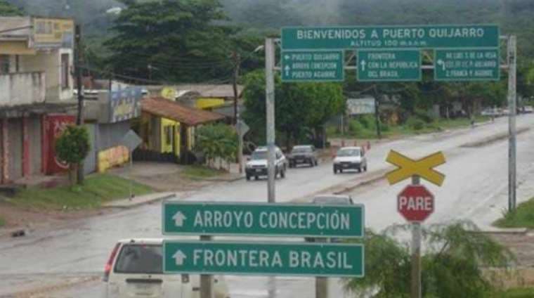 Puerto Quijarro marca la frontera entre Brasil y Bolivia. INTERNET