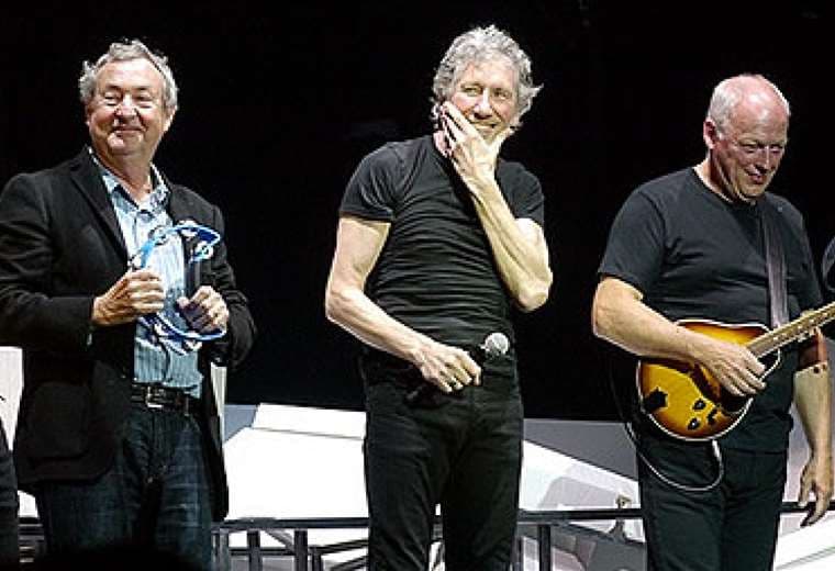 Nick Mason, Roger Waters y David Gilmour