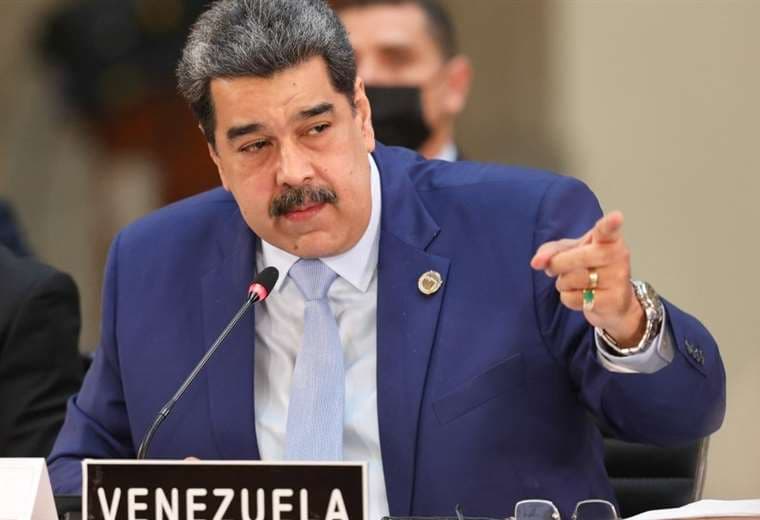 Nicolás Maduro en su intervención en la Celac 2021