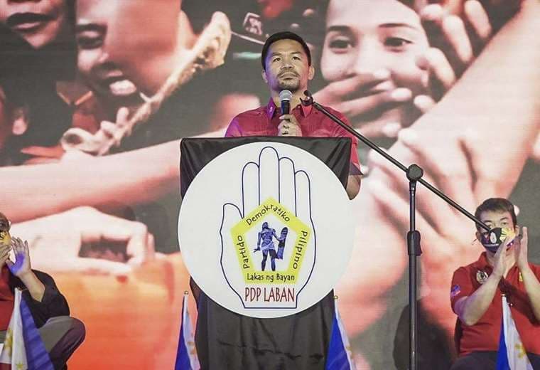 Manny Pacquiao hace el anuncio de su candidatura 
