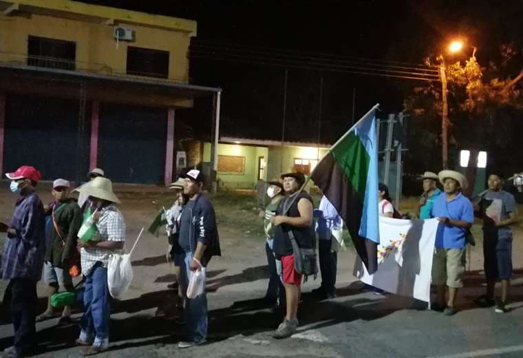 Marcha indígena ya se encuentra en la comunidad de La Asunta en San Julián