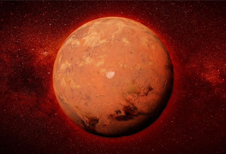 Marte, el planeta rojo más cerca de la Tierra. Foto. Internet 