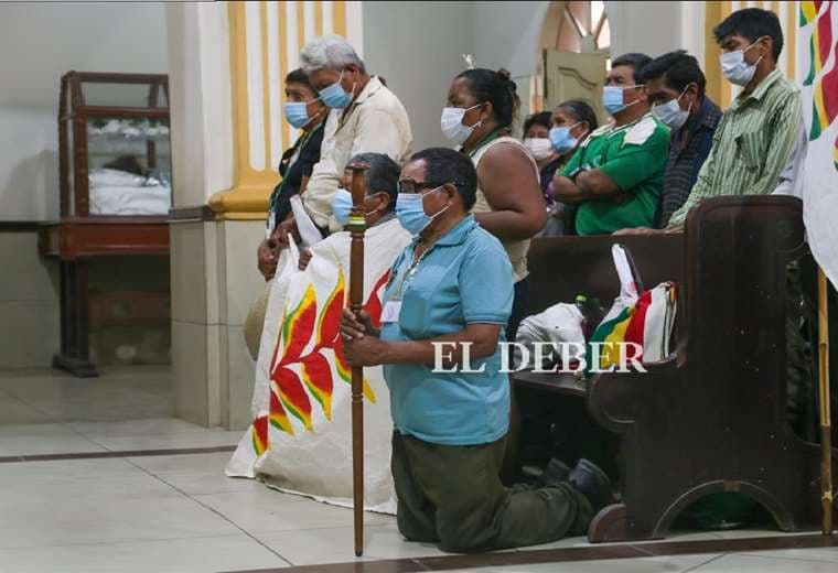 Los marchistas llegaron este martes a Cotoca. Foto: Ipa Ibañez