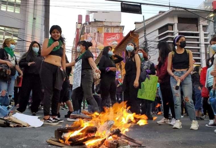 La movilización de ayer en La Paz I La Resistencia.